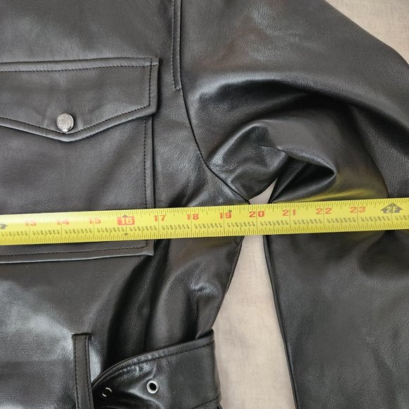 NWT Rebecca Minkoff Black Faux Leather Jacket - Picture 9 of 10